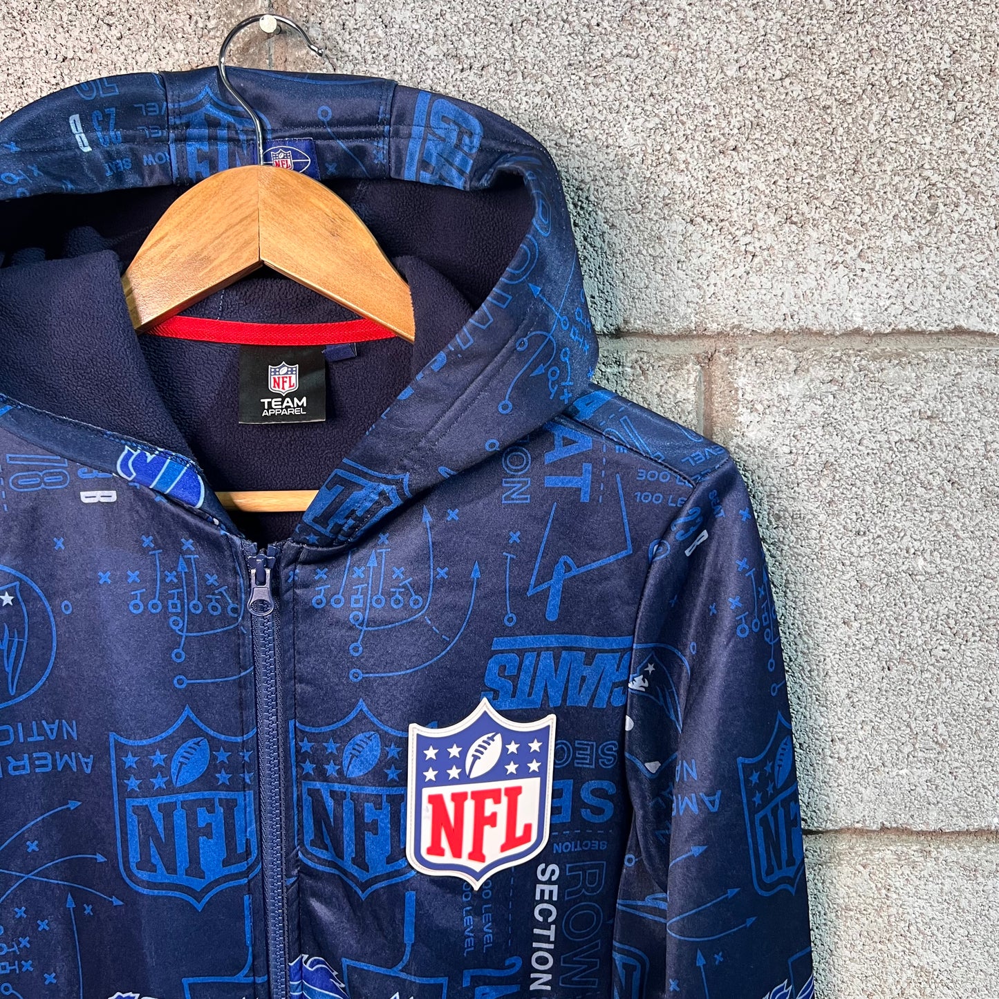 Felpa zip NFL XS