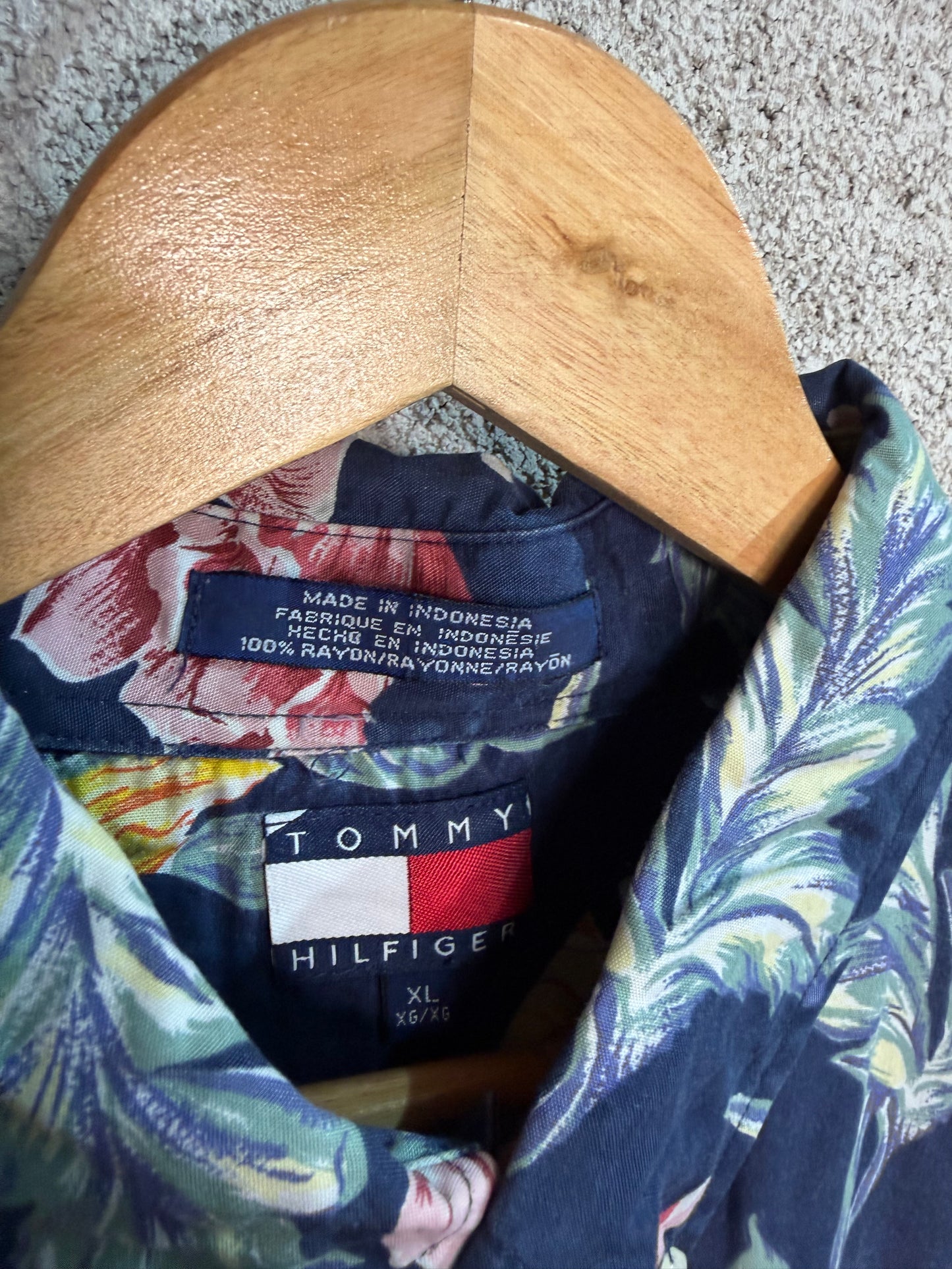 Camicia anni 80’90’ Tommy Hilfigher XL/XXL