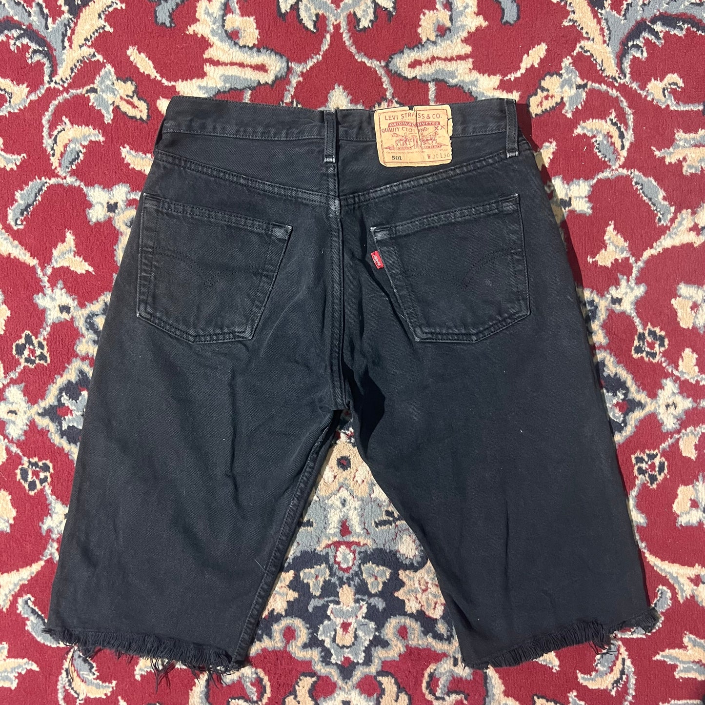 Levi’s 501 nero (30x30) 44ita