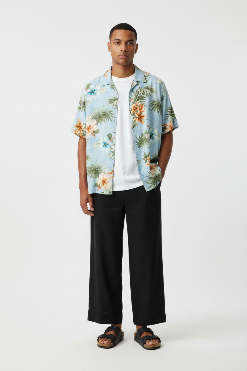 Camicia anni 80’90’ in seta XL/XXL