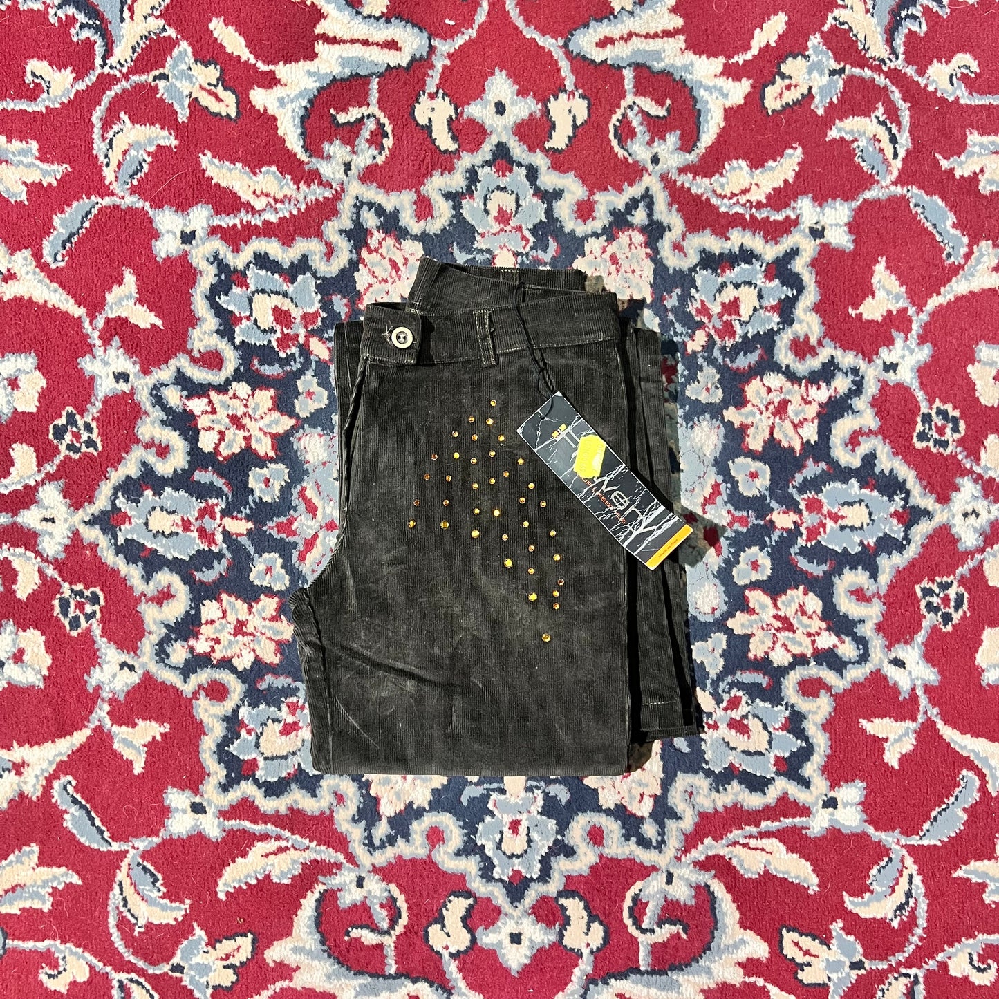 Pantaloni vintage coste zampa 40/42ita