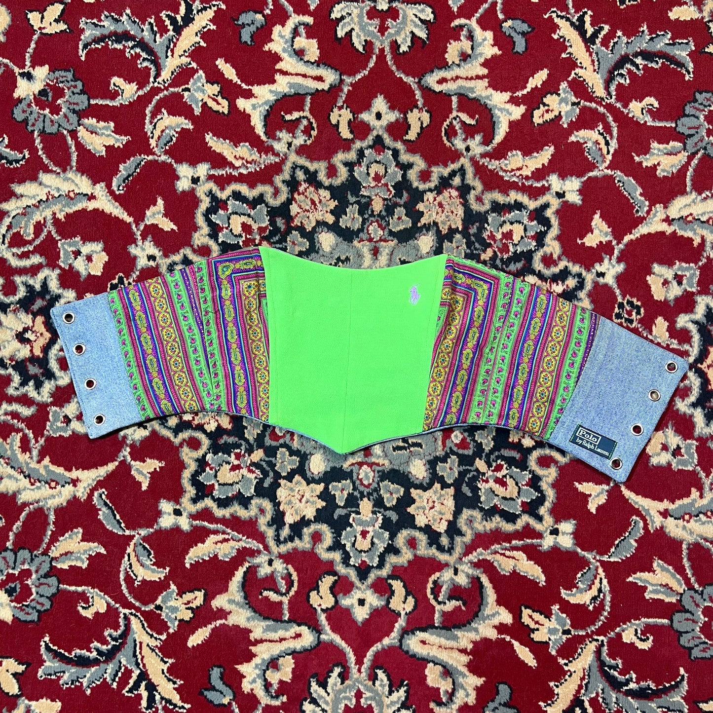 Corsetto Ralph Lauren S double-face verde