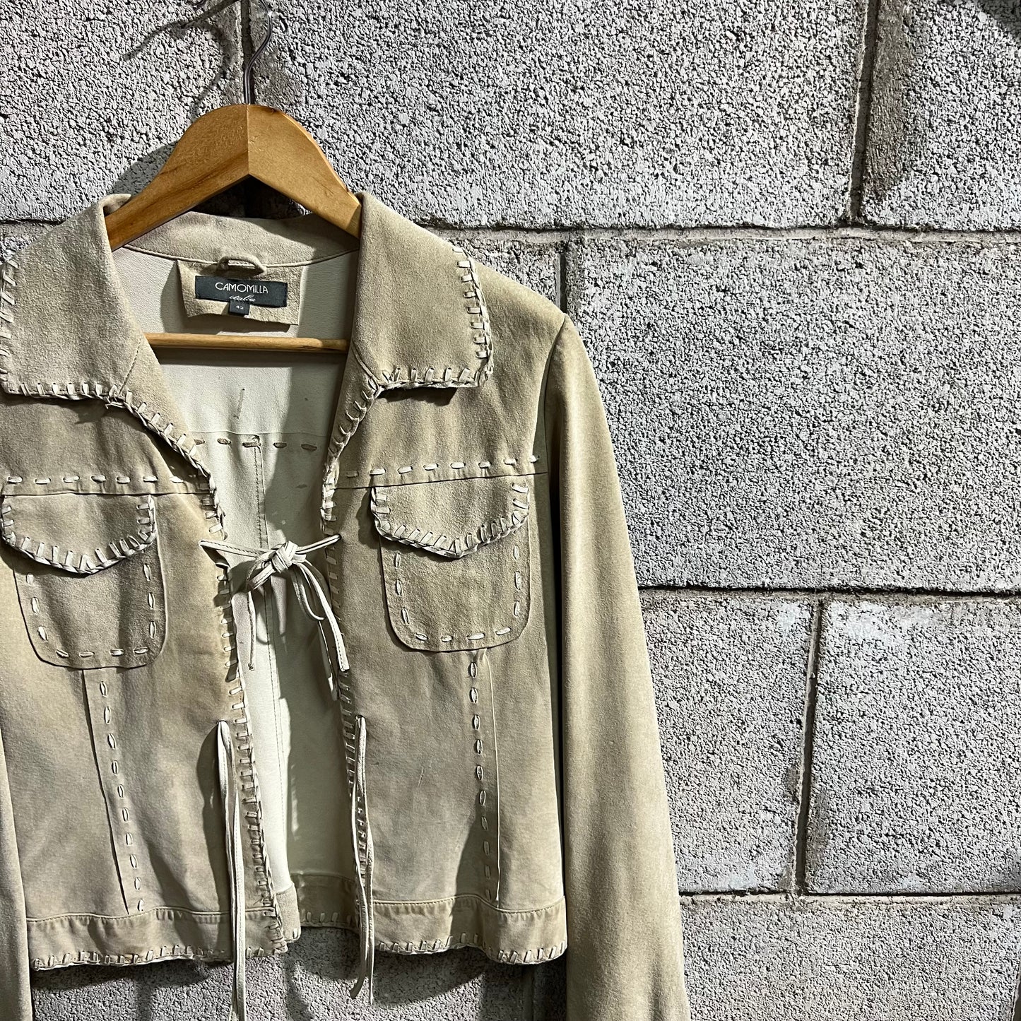 Jacket Camomilla camoscio 42