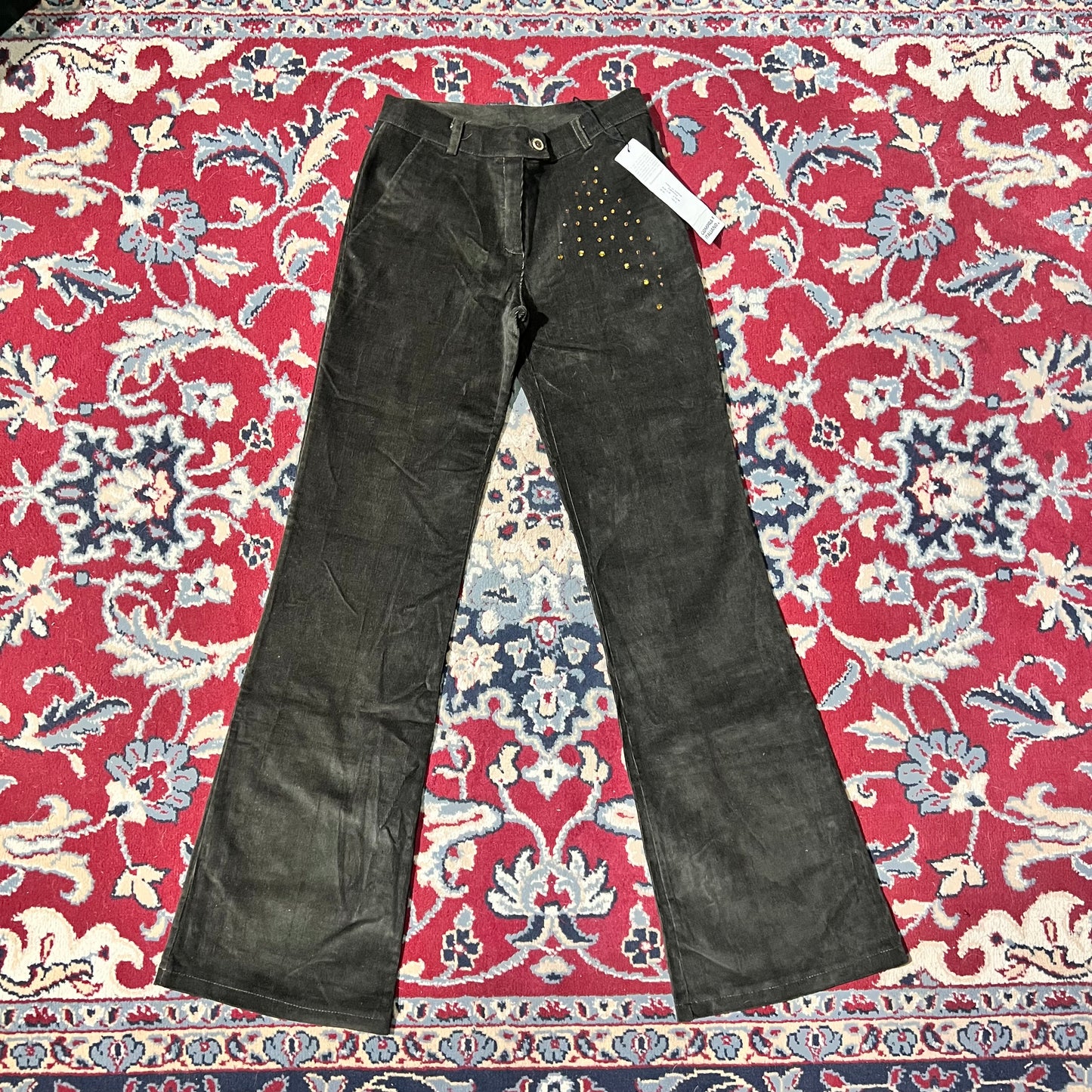 Pantaloni vintage coste zampa 40/42ita