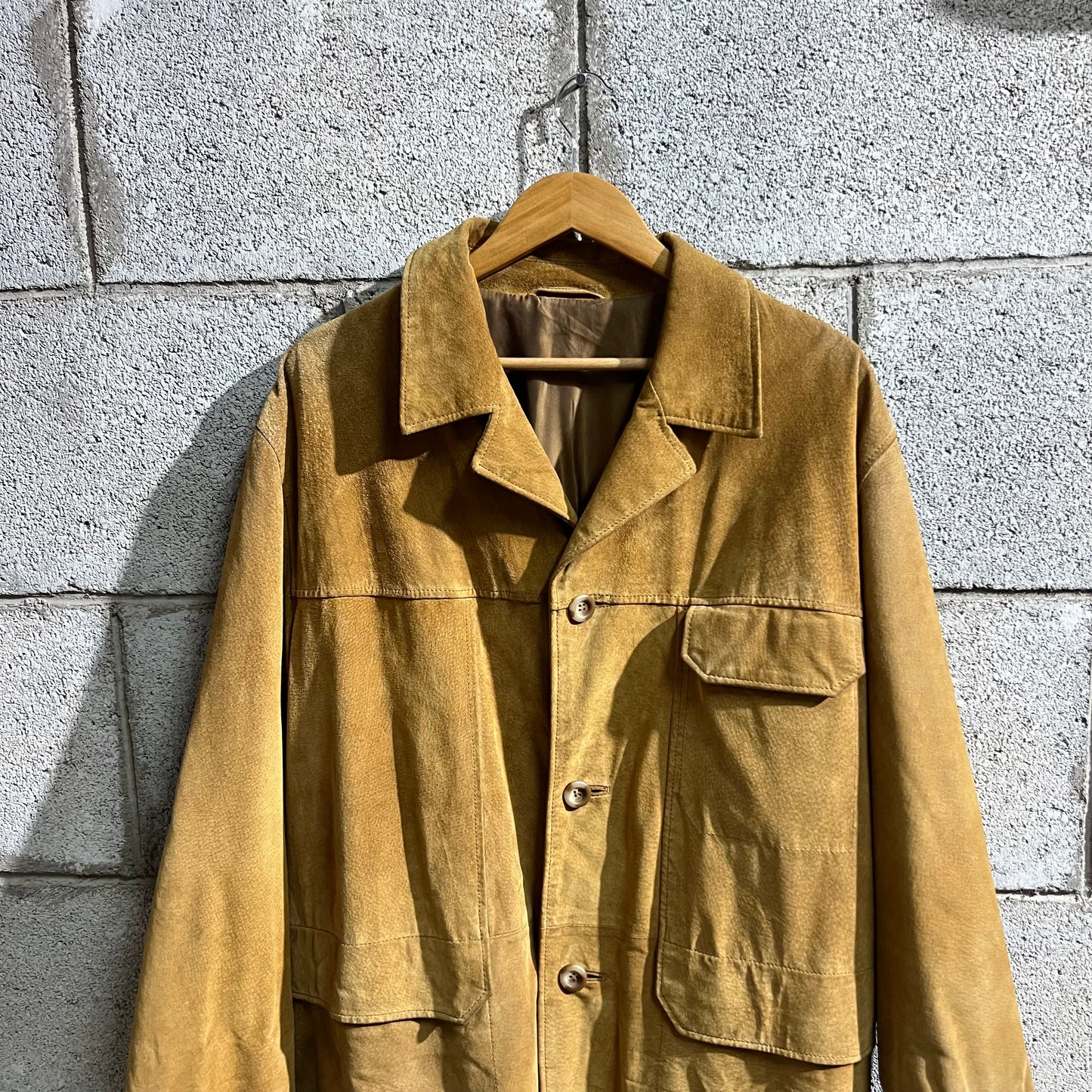 Giacca in camoscio L