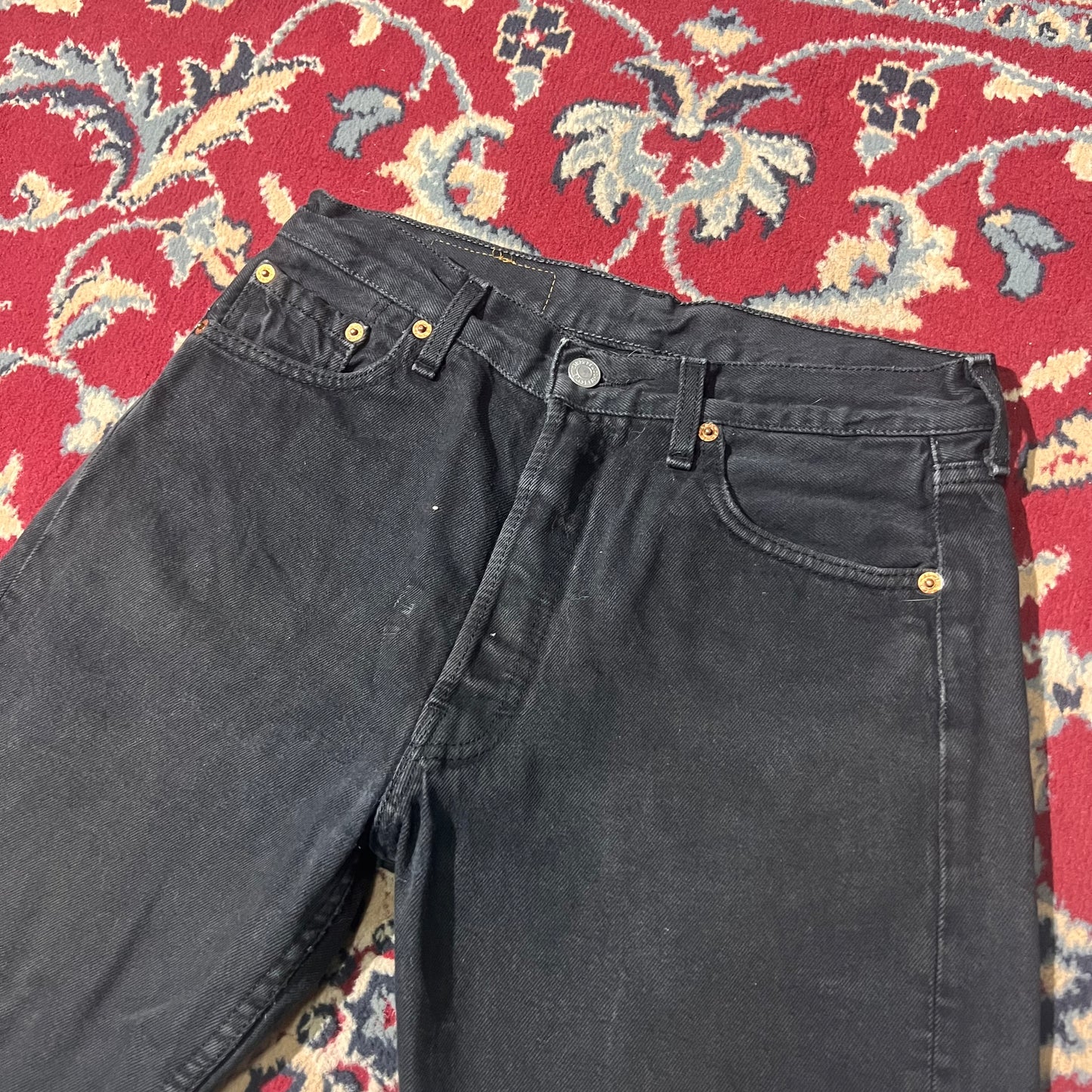 Levi’s 501 nero (30x30) 44ita