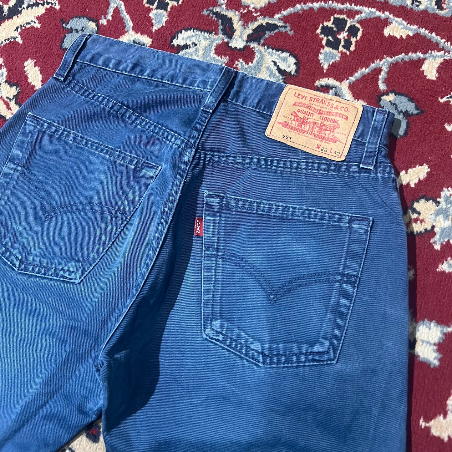 Levi’s 551 blu (28x32) 38/40ita