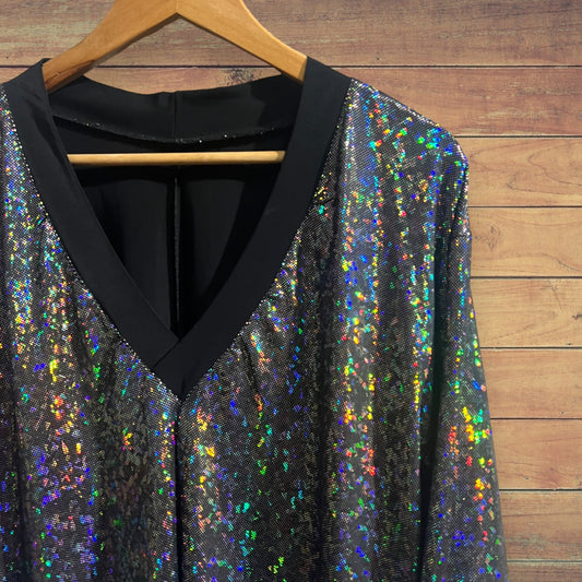 Anni 80’-90’ glitter tg Unica oversize