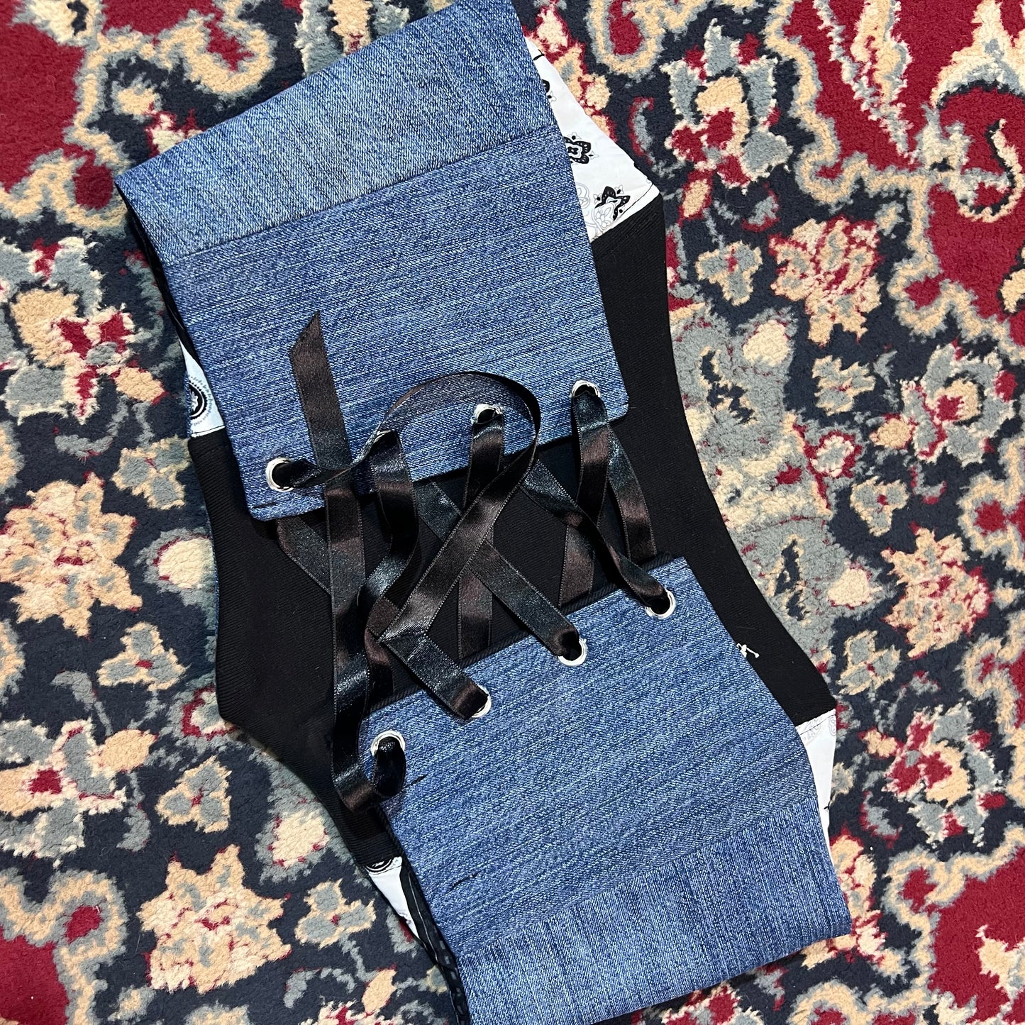 Corsetto Ralph Lauren M nero Double-face