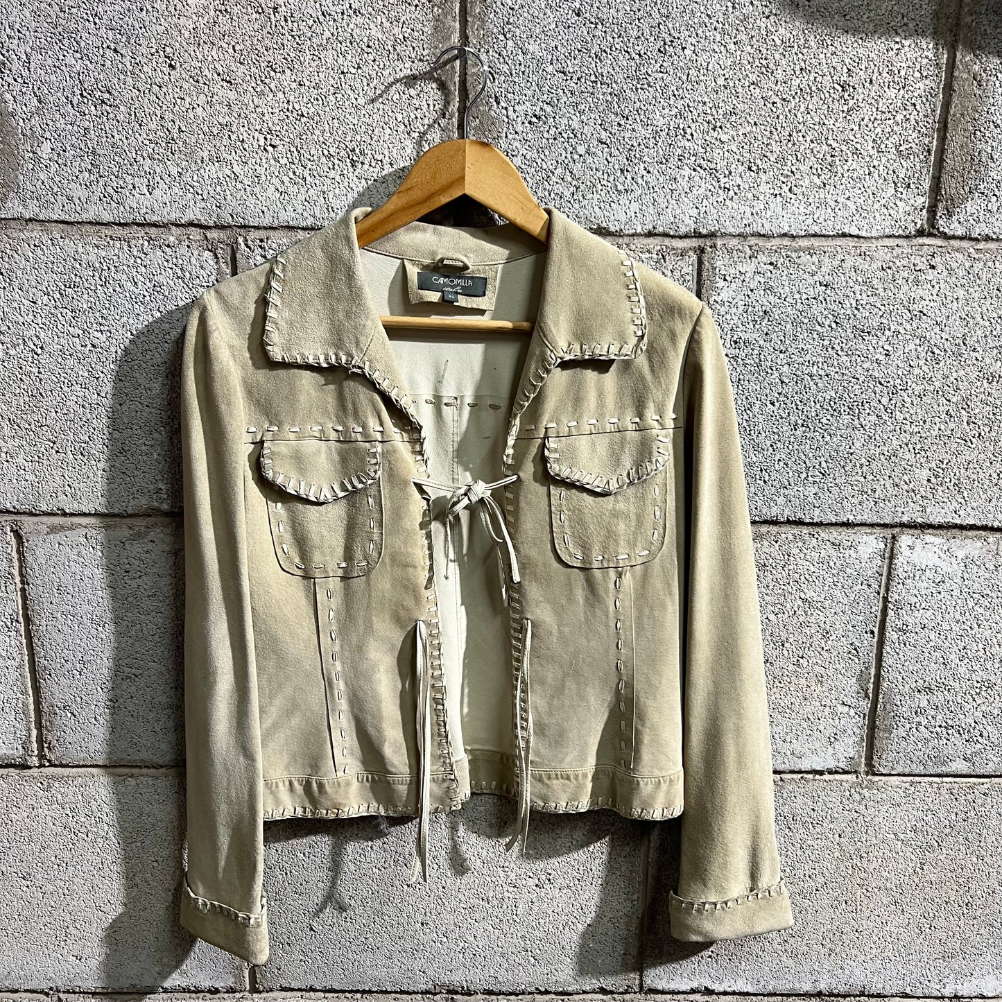 Jacket Camomilla camoscio 42