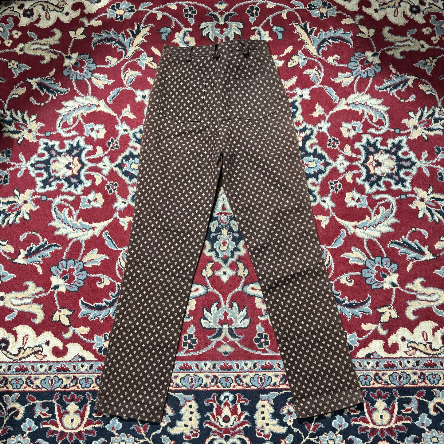 Jeans marroni vintage vita alta 40/42